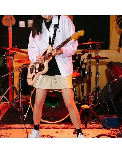 Li-ning White Sakura Graphic Loose Fit Jacket for men