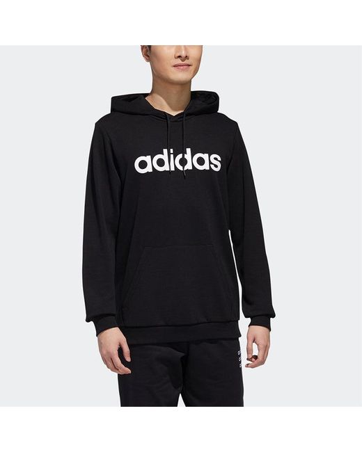 Adidas Black Neo Esntl Logo Hd Sports for men