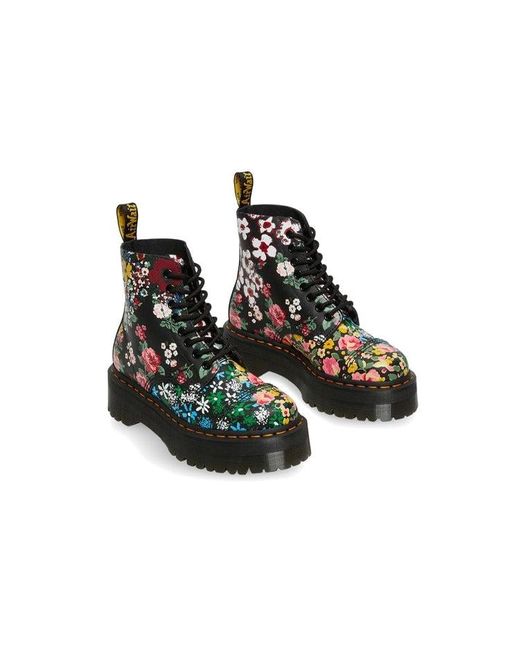 Dr. Martens Green (Wmns) Sinclair Jungle Mash Pascal Mid-Top Martin Boots