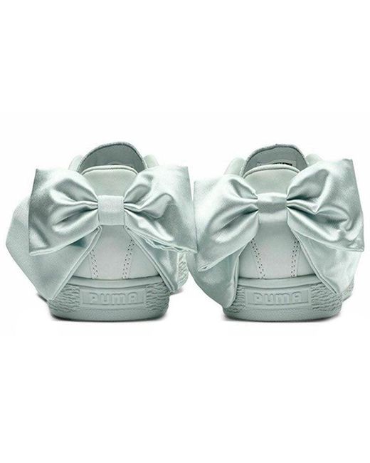 PUMA Blue (Wmns) Basket Bow 'Peppermint'