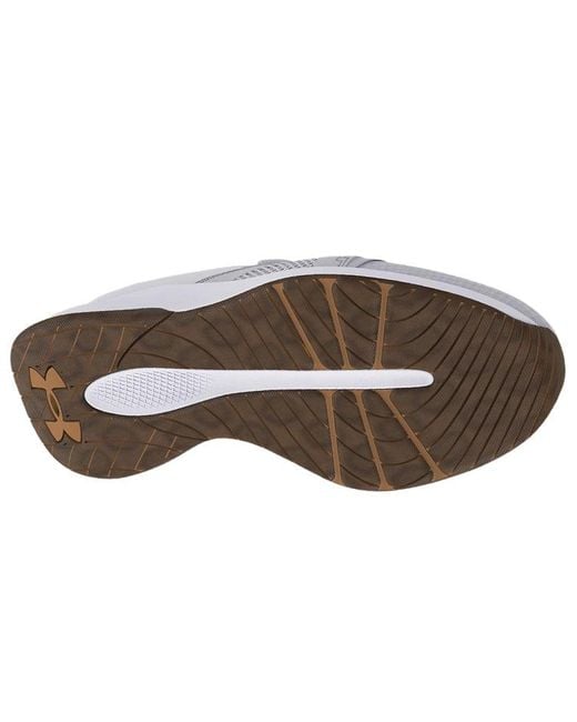 Under Armour White (Wmns) Charged Breathe Lace Tr