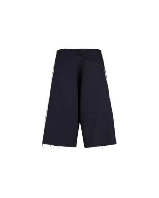 Balenciaga Blue X Adidas Baggy Denim Shorts for men