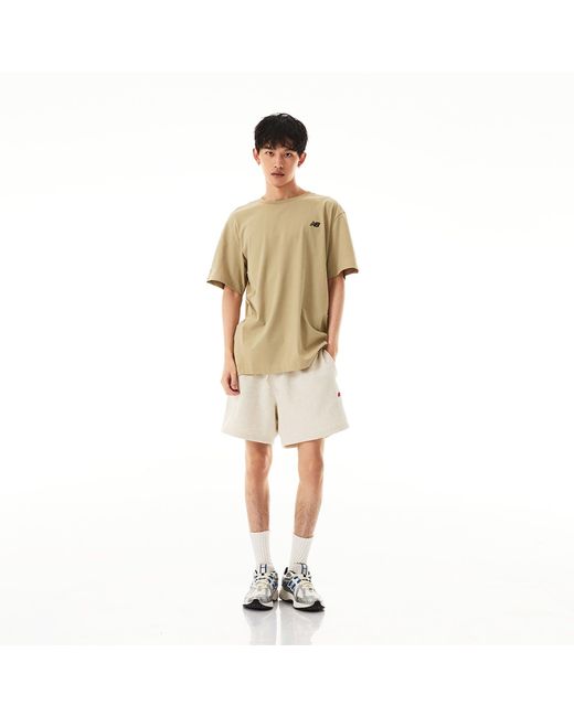 New Balance Green Nb Small Logo T-Shirt for men