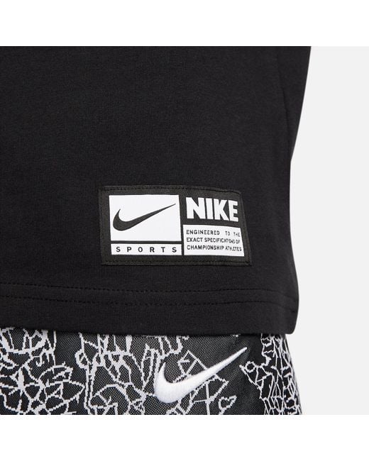 Nike Black Max90 Basketball T-Shirt for men