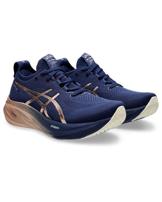 Asics Blue (Wmns) Gel-Nimbus 26 Platinum