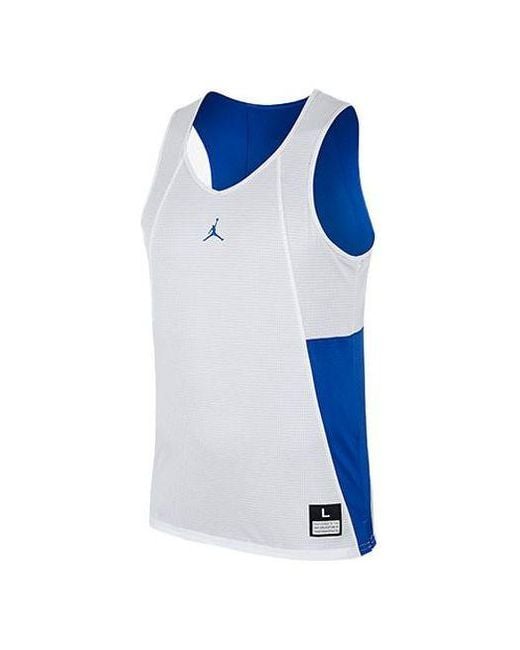 Nike Blue Brand Reversible Colorblock Basketball Jersey/Vest for men