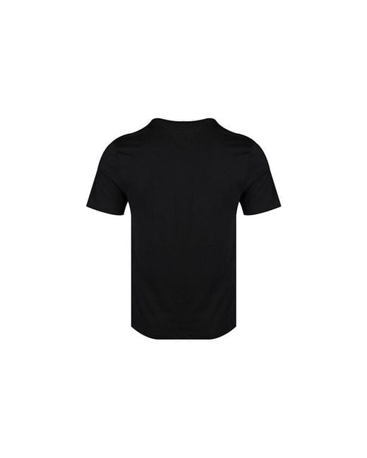 Nike Black Poolside Flowers Alphabet Printing Short Sleeve for men