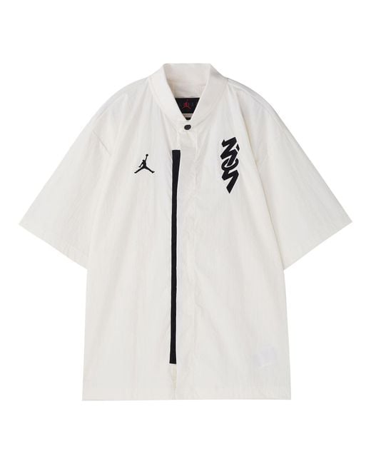 Nike White Fw22 Logo Zion Shirt for men