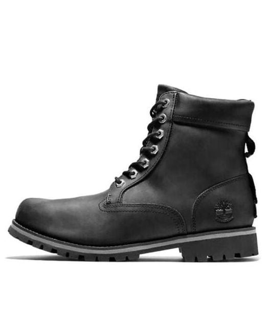 Timberland Black Rugged Waterproof Ii 6 Inch Boots Full Grain' for men