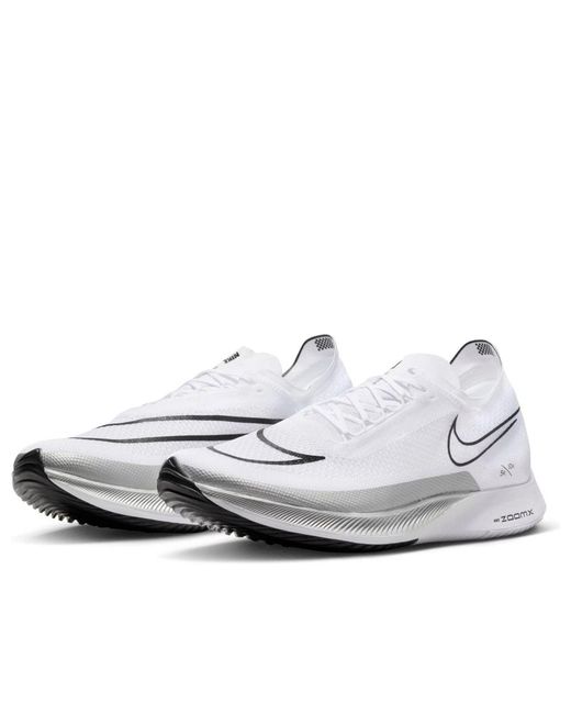 Nike White Zoomx Streakfly Metallic' for men