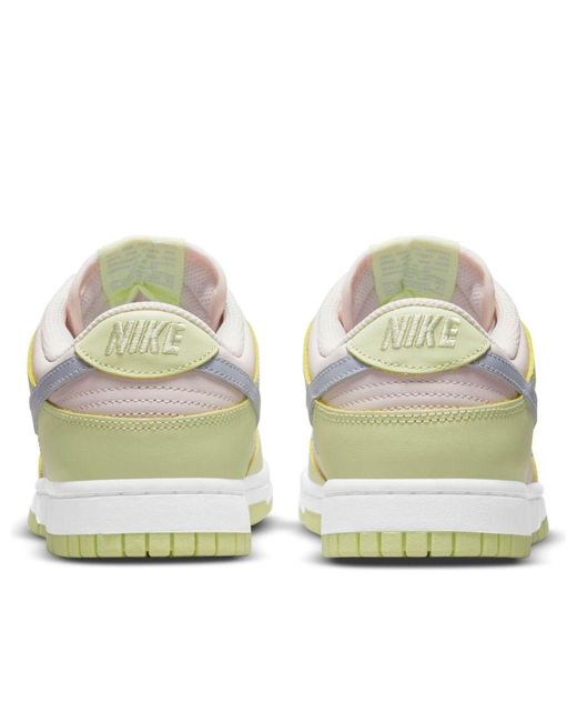 Nike White (Wmns) Dunk Low 'Lime Ice'