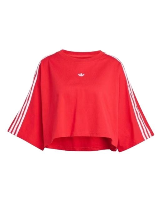 Adidas Red (Wmns) Adilenium Season 3 Boxy Oversized T-Shirt