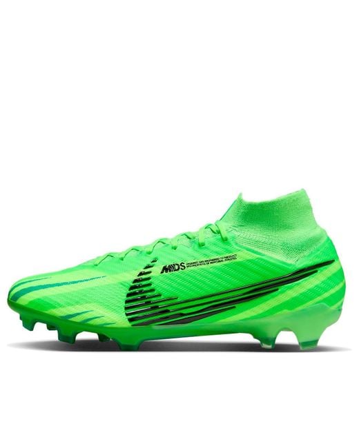 Nike Green Superfly 9 Elite Mercurial Dream Speed Fg High-Top Soccer Cleats for men