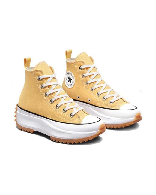 Converse Metallic Run Star Hike High 'Citron Zest Gum' for men