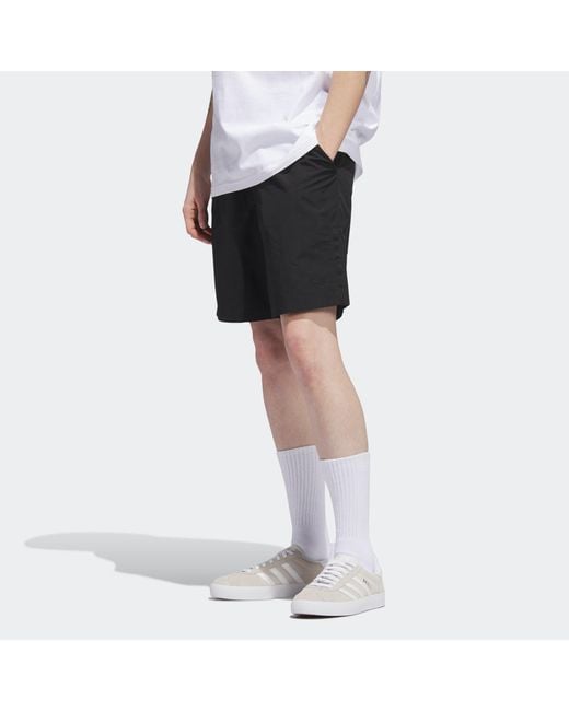 Adidas Black Originals Skateboarding Water Shorts for men