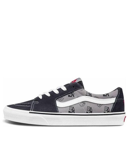 Vans Blue Kazuki Kuraishi X Sk8-Low 'Pewter' for men