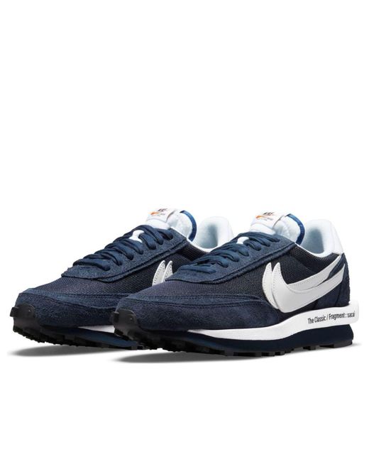 Nike Blue X Sacai X Fragment Design Ldv Waffle 'Blackened' for men