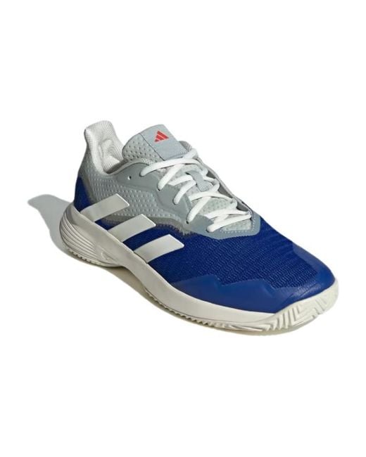 Adidas Blue Courtjam Control Tennis Shoes 'Royal Off Bright' for men