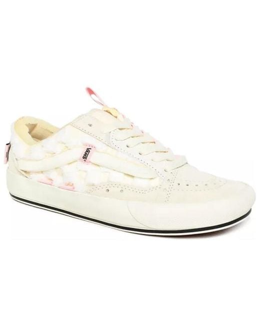 Vans White Old Skool Cap 'Chenille Check' for men