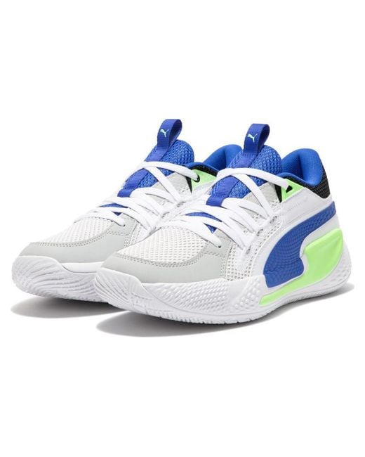 PUMA Blue Court Rider Chaos Basketball Shoes 'Future- Glare' for men