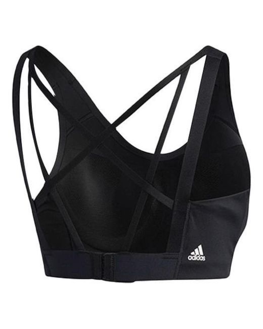 Adidas Black (Wmns) Stronger For It Alpha Bra Asia Sizing