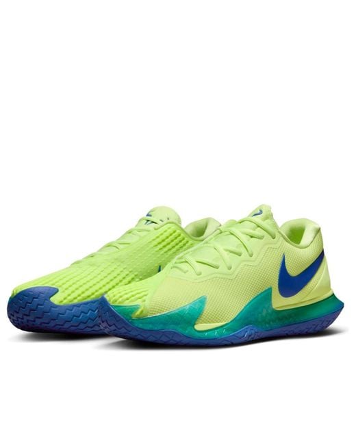 Nike Blue Court Air Zoom Vapor Cage 4 Rafa 'Light Lemon Twist' for men