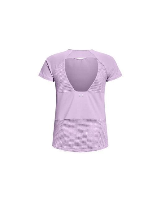 Under Armour Purple (Wmns) Breathelux Tee 'Light'