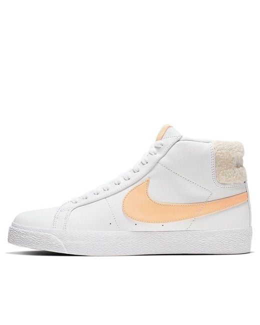 Nike White Blazer Mid Sb 'Core' for men