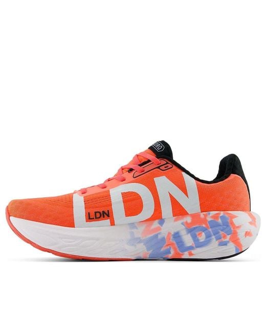 New Balance Red Fresh Foam X 1080 V14 'Tcs London Marathon Urgent' for men