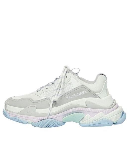 Balenciaga White (Wmns) Triple S Sneaker 'Pastel'