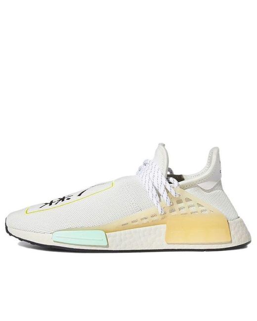 Adidas White X Pharrell Nmd Hu 'Light' for men