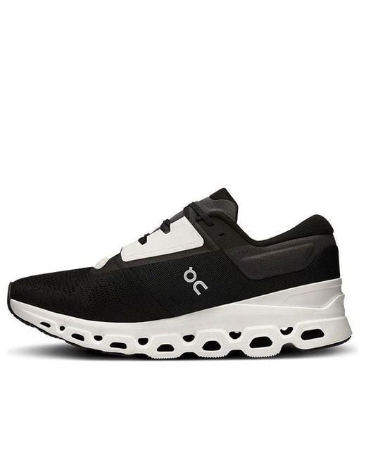 On Shoes Black On Cloudstratus 3 Frost' for men
