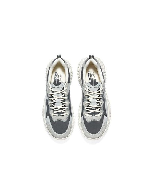Skechers White Monster Marathon Running Sneakers for men