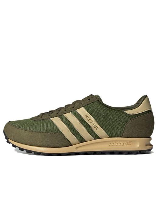 Adidas Green Moss Side 'Dust Sand' for men
