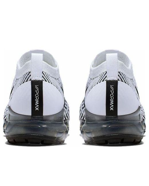 Nike White Air Vapormax Flyknit 3 'Zebra' for men