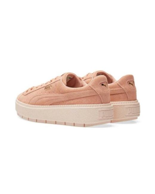 PUMA Pink (Wmns) Suede Platform Trace