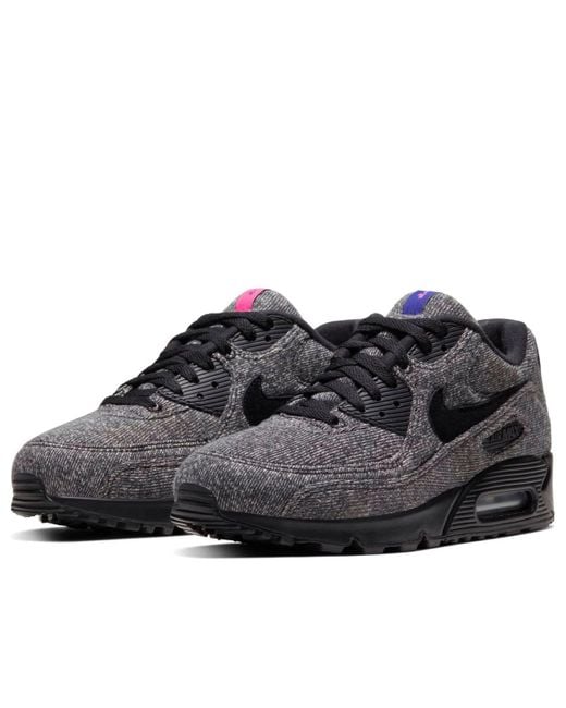 Nike Black Loopwheeler X Air Max 90 for men