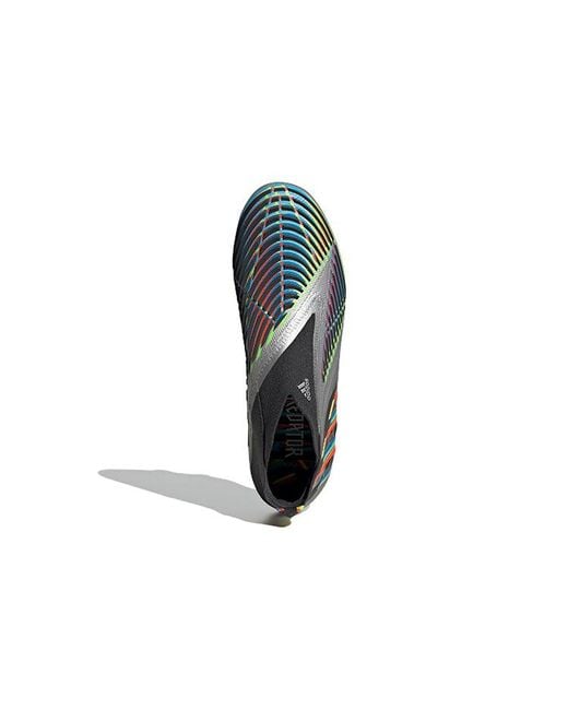 Adidas Blue Predator Edge+ Fg Metallic' for men