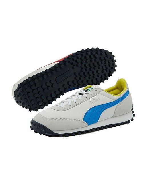 PUMA Blue Fast Rider Low Top Running Shoes for men