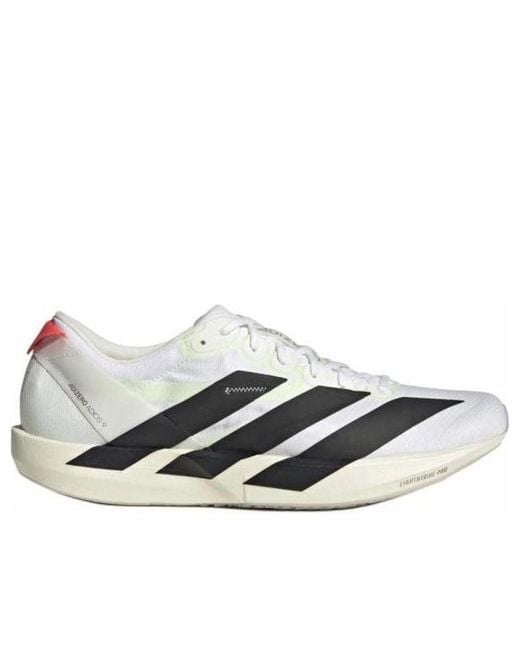 Adidas White Adizero Adios 9 'Cloud Core' for men