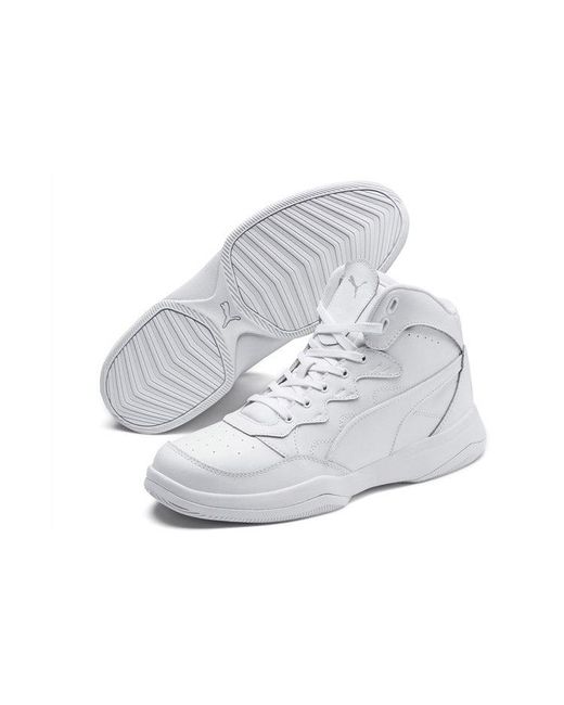 PUMA White Rebound Playoff for men