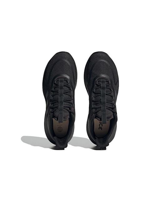 Adidas Black Alphabounce Plus Carbon' for men