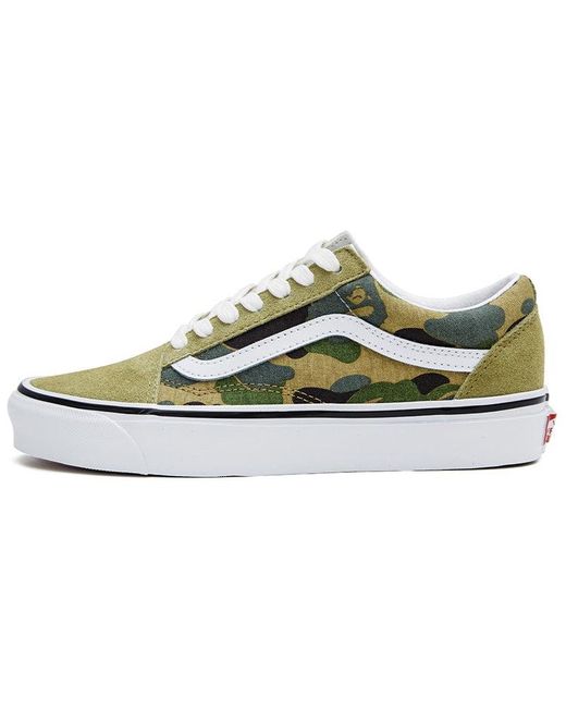Vans Green Bape X Old Skool 36 Dx Camo' for men