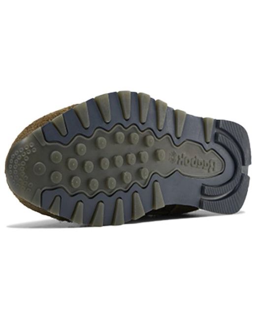Reebok Brown Brain Dead X Classic Leather 'Fuzzy Suede' for men