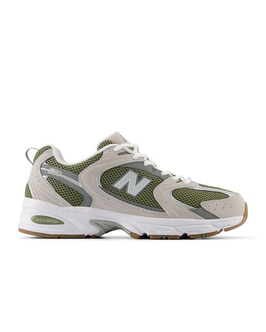 New Balance Gray 530 'Dark Olivine' for men
