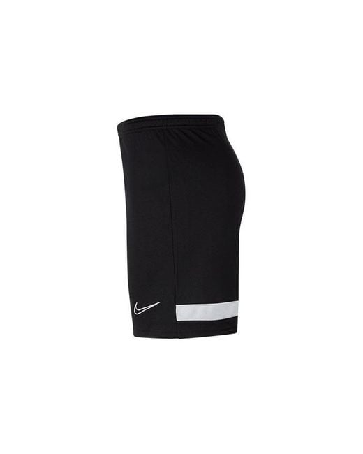 Nike Black Dri-Fit Academy Casual Breathable Sports Shorts for men
