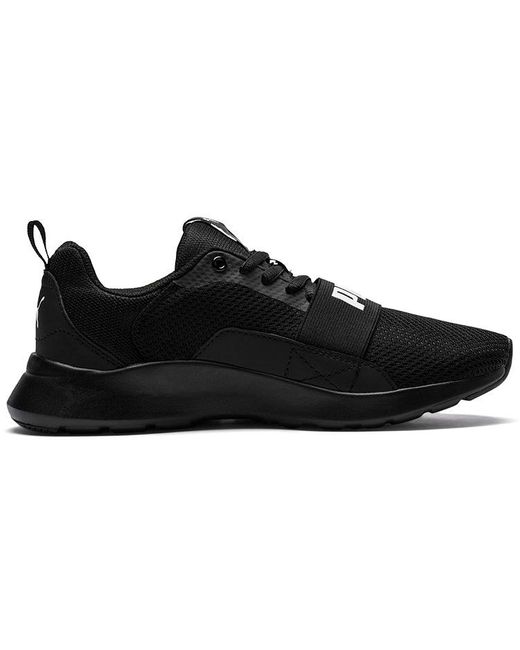PUMA Wired Low Top Minimalistic Casual Shoes/sneakers Black | Lyst