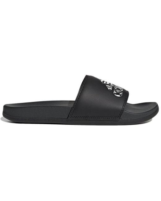 Adidas Black (Wmns) Adilette Comfort Slide Zebra'