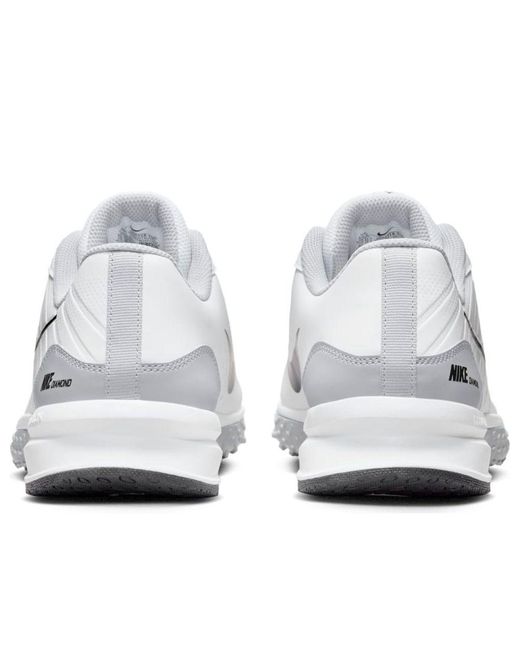 Nike White Alpha Huarache Varsity 4 Tf Wolf' for men