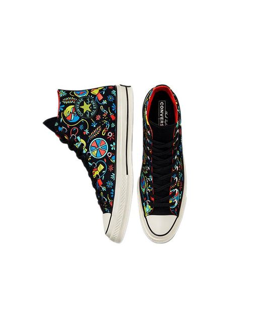 Converse Blue Chuck 70 High 'Peace & Unity' for men